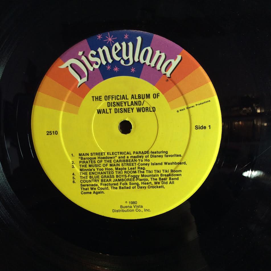 Various - The Official Album Of Disneyland/Walt Disney World (VINYL LP Disneyland ‎– 2510) | NEW Very Good (VG) Very Good Plus (VG+)-Music History