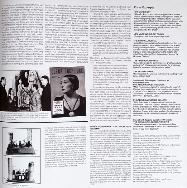 Theremin | Mint (M) Mint (M)-Music History