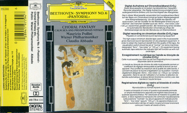 Symphonie No. 6 »Pastorale«, Chorfantasie ∙ Meerestille Und Glückliche Fahrt | Near Mint (NM) Near Mint (NM)-Music History
