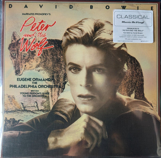 David Bowie & The Philadelphia Orchestra - Peter And The Wolf / Young Person's Guide To The Orchestra (YELLOW VINYL) | Mint (M) Mint (M)-Music History