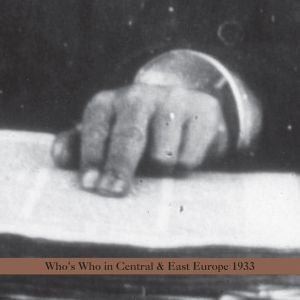 Dreyblatt, Arnold - Who's Who in Central Europe 1933 (CD) |-Music History