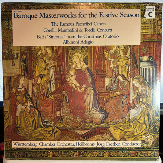 Württembergisches Kammerorchester - Baroque Masterworks For The Festive Season (VINYL) | Mint (M)-Music History
