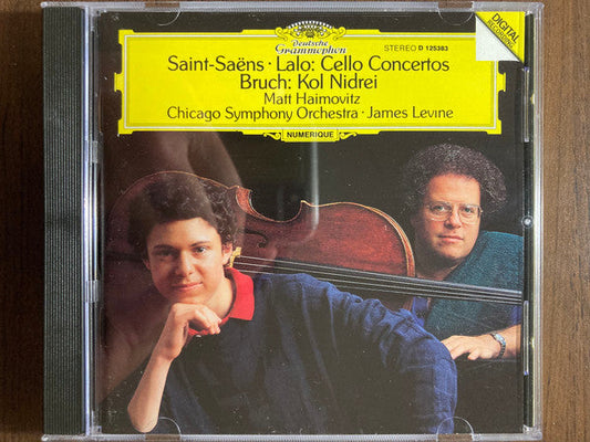 Camille Saint-Saëns - Saint-Saëns • Lalo: Cello Concertos / Bruch: Kol Nidrei (CD) | Excellent+ (EX+) Near Mint (NM)-Music History