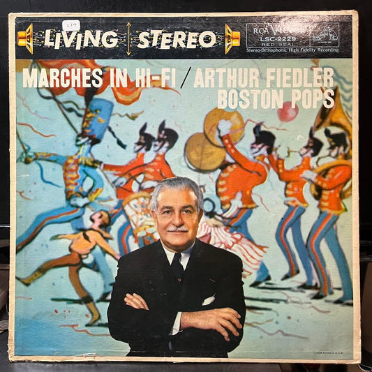 Arthur Fiedler - Marches In Hi-Fi (VINYL) | Excellent+ (EX+) Very Good Plus Plus (VG++)-Music History
