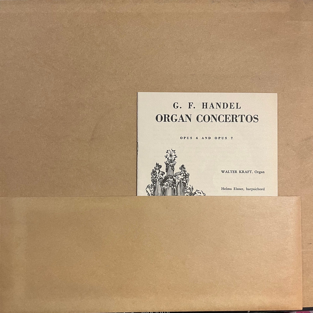 Georg Friedrich Händel - Organ Concertos Opus 7 Nos 1-6 | Excellent (EX) Near Mint (NM)-Music History