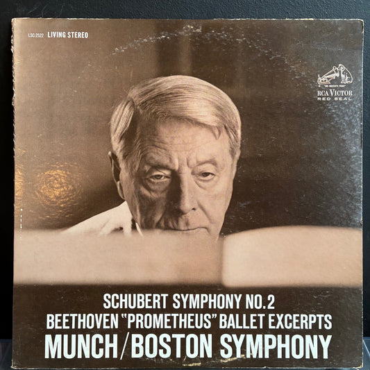 Franz Schubert - Schubert Symphony No. 2 In B-Flat / Beethoven "Prometheus" Ballet Excerpts (VINYL) | Excellent+ (EX+) Very Good Plus (VG+)-Music History