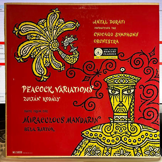 Zoltán Kodály - Peacock Variations / Suite From The Miraculous Mandarin | Excellent+ (EX+) Near Mint (NM)-Music History