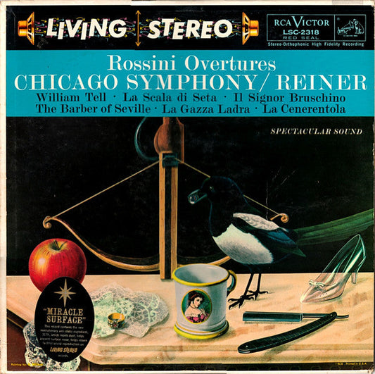 Gioacchino Rossini - Rossini Overtures (VINYL LP RCA Victor Red Seal – LSC-2318) | USED Excellent (EX)-Music History