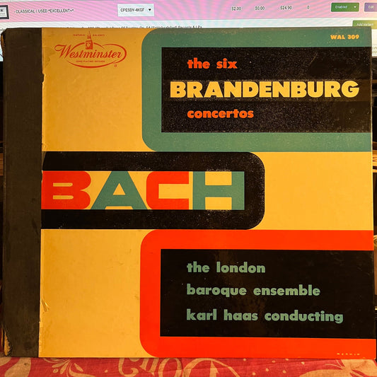 London Baroque Ensemble - The Six Brandenburg Concertos | Excellent (EX) Very Good Plus (VG+)-Music History