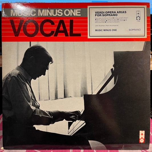 John Wustman - Verdi Operatic Arias For Soprano Voice *BOOKLET* | Excellent (EX) Excellent (EX)-Music History