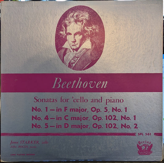 Ludwig van Beethoven - Cello Sonatas Volume 1 | Excellent (EX) Near Mint (NM)-Music History
