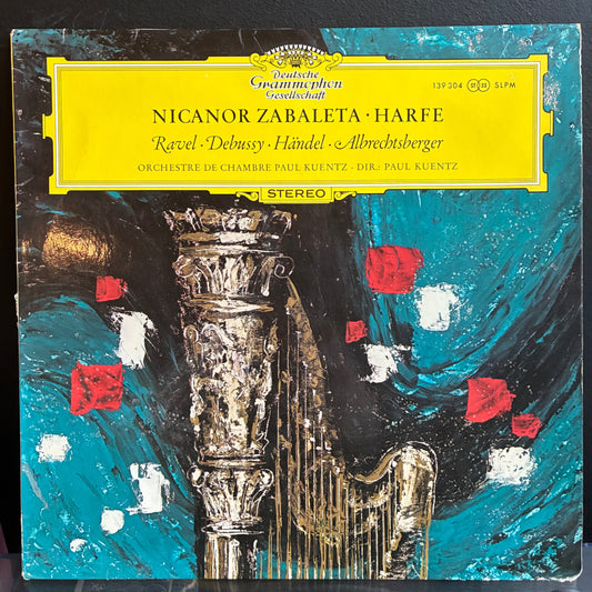Nicanor Zabaleta - Werke Für Harfe Und Orchester (VINYL) | Excellent (EX) Very Good Plus (VG+)-Music History