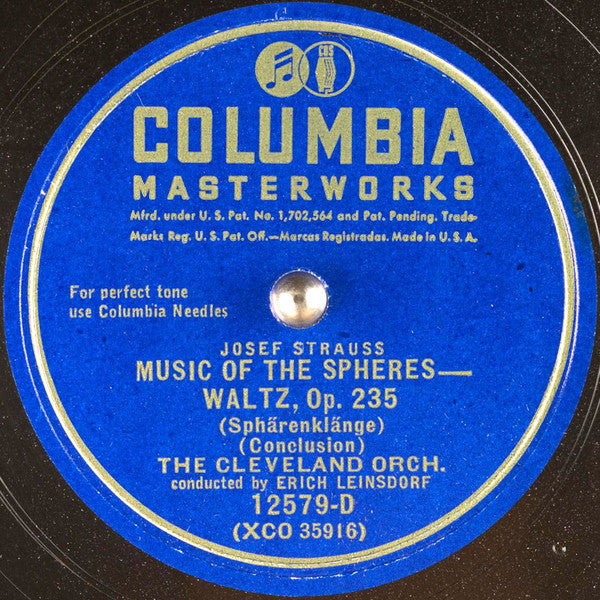 Josef Strauß - Music Of The Spheres - Waltz, Op. 235 *78 RPM* | Excellent (EX) Generic-Music History