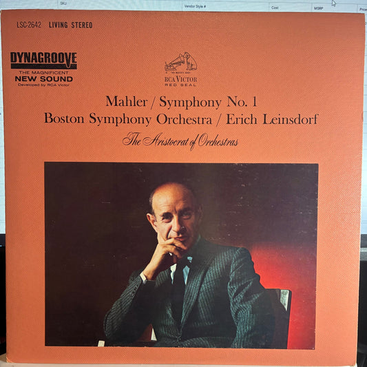 Gustav Mahler - Symphony No. 1 (VINYL) | Excellent (EX) Excellent+ (EX+)-Music History