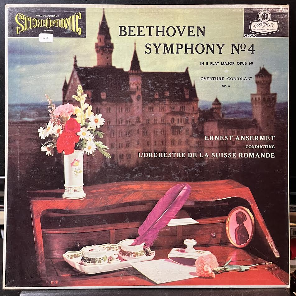 Ludwig van Beethoven - Symphony No. 4 In B Flat Major Opus 60 + Overture "Coriolan" Op. 62 (VINYL) | Near Mint- (NM-) Near Mint- (NM-)-Music History