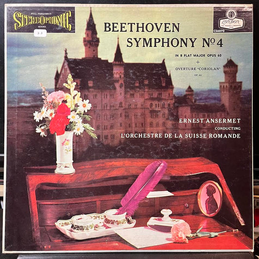 Ludwig van Beethoven - Symphony No. 4 In B Flat Major Opus 60 + Overture "Coriolan" Op. 62 (VINYL) | Near Mint- (NM-) Near Mint- (NM-)-Music History