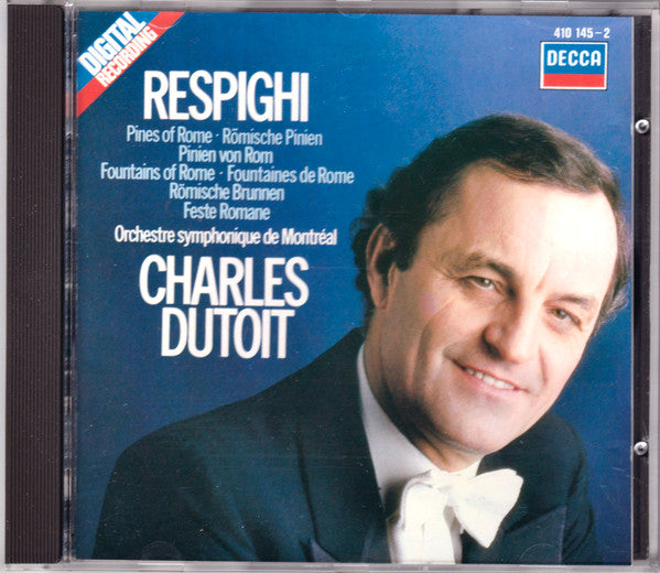 Ottorino Respighi - Pines Of Rome • Fountains Of Rome • Feste Romane (CD) | Near Mint (NM) Near Mint (NM)-Music History