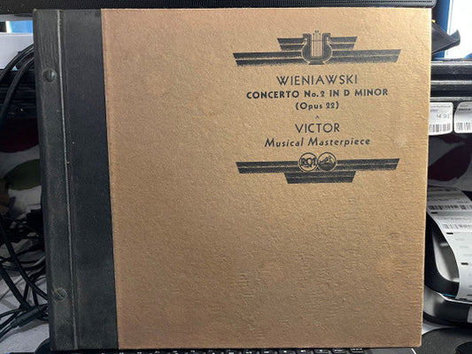 Henryk Wieniawski - Concerto No. 2, In D Minor For Violin And Orchestra (Opus 22) (3xSHELLAC) | Near Mint- (NM-) Excellent (EX)-Music History