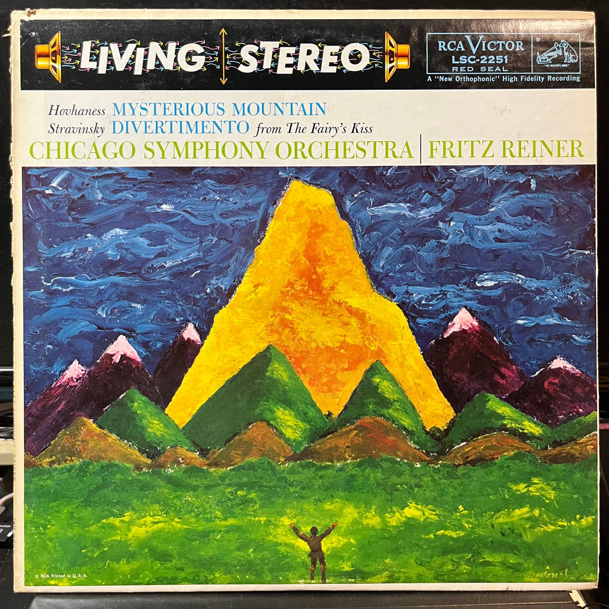 Hovhaness* / Stravinsky* - Chicago Symphony Orches - Mysterious Mountain / Divertimento (From The Fairy's Kiss) (VINYL LP RCA RED SEAL LSC 2251) | Near Mint- (NM-) Excellent (EX)-Music History
