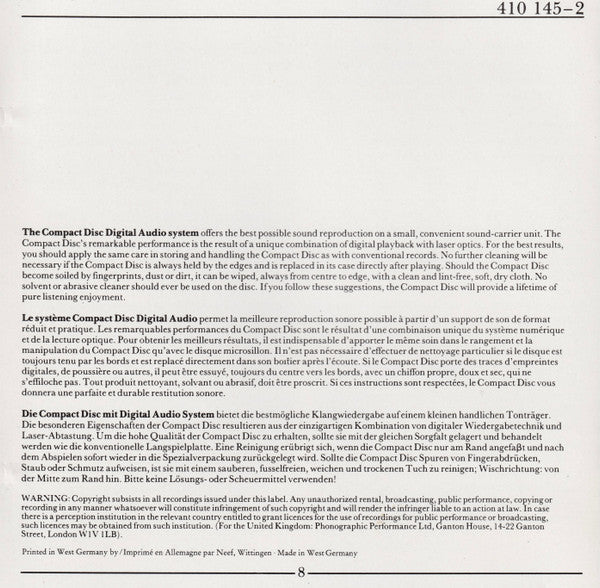 Ottorino Respighi - Pines Of Rome • Fountains Of Rome • Feste Romane (CD) | Near Mint (NM) Near Mint (NM)-Music History