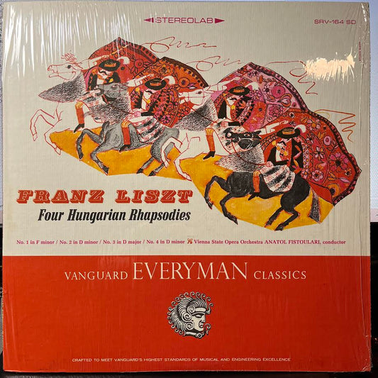 Franz Liszt - Four Hungarian Rhapsodies (VINYL) | Near Mint- (NM-) Near Mint (NM)-Music History