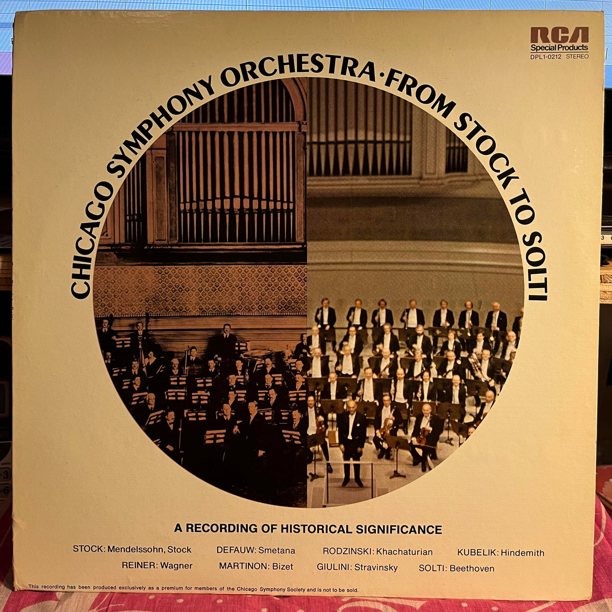 Chicago Symphony Orchestra - From Stock To Solti - A Recording Of Historical Significance | Near Mint (NM) Excellent (EX)-Music History