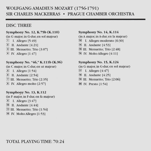 Wolfgang Amadeus Mozart - The Symphonies (10x CD Telarc ‎– CD 80729) | USED Near Mint (NM or M-) Near Mint (NM)-Music History