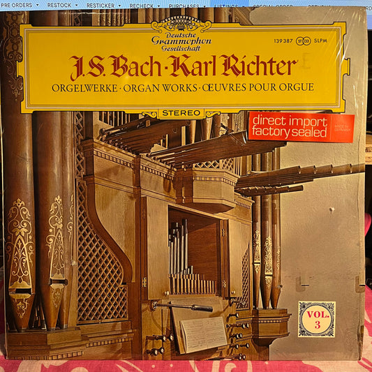 Johann Sebastian Bach - Orgelwerke = Organ Works = Œuvres Pour Orgue (Vol. 3) *SHRINK/GERMANY* | Near Mint (NM) Near Mint (NM)-Music History