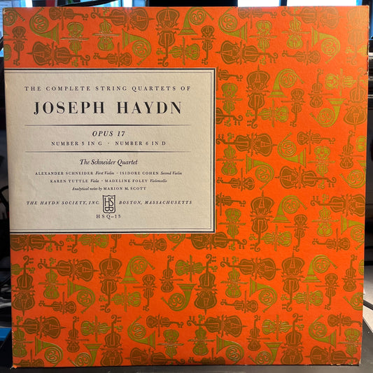 Joseph Haydn - String Quartets – Opus 17: Number 5 In G / Number 6 In D | Near Mint (NM) Near Mint (NM)-Music History