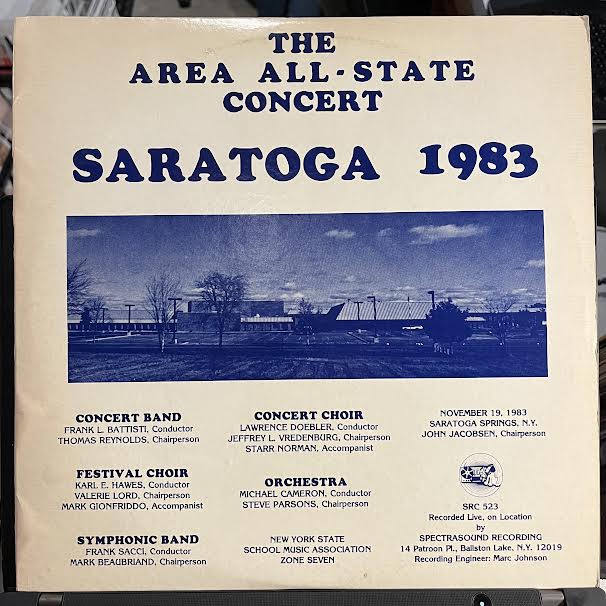 Various - The Area All-State Concert Saratoga 1983 (2xVINYL) | Near Mint (NM or M-) Very Good Plus (VG+)-Music History