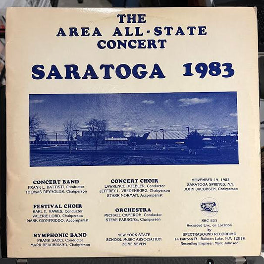 Various - The Area All-State Concert Saratoga 1983 (2xVINYL) | Near Mint (NM or M-) Very Good Plus (VG+)-Music History