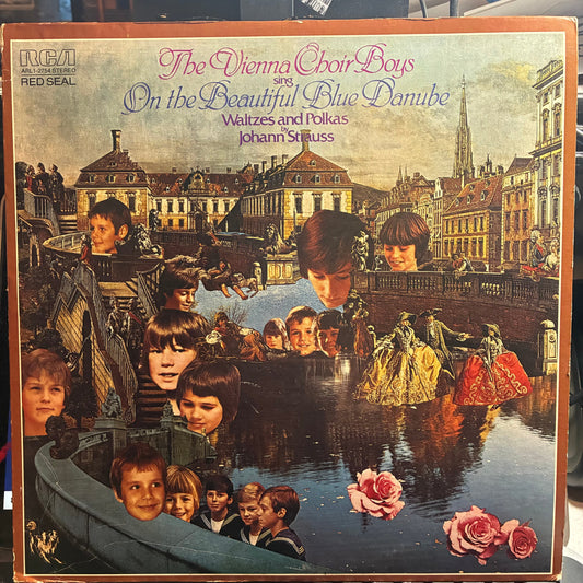 Die Wiener Sängerknaben - On The Beautiful Blue Danube: Waltzes And Polkas By Johann Strauss, Jr (VINYL) | Near Mint (NM or M-) Excellent (EX)-Music History