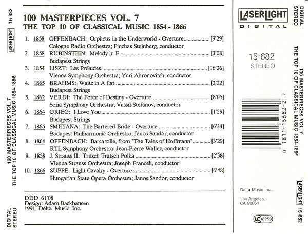 Various - The Top 100 Masterpieces Of Classical Music: 1685-1928 *10XCD BOX* | Near Mint (NM) Near Mint (NM)-Music History