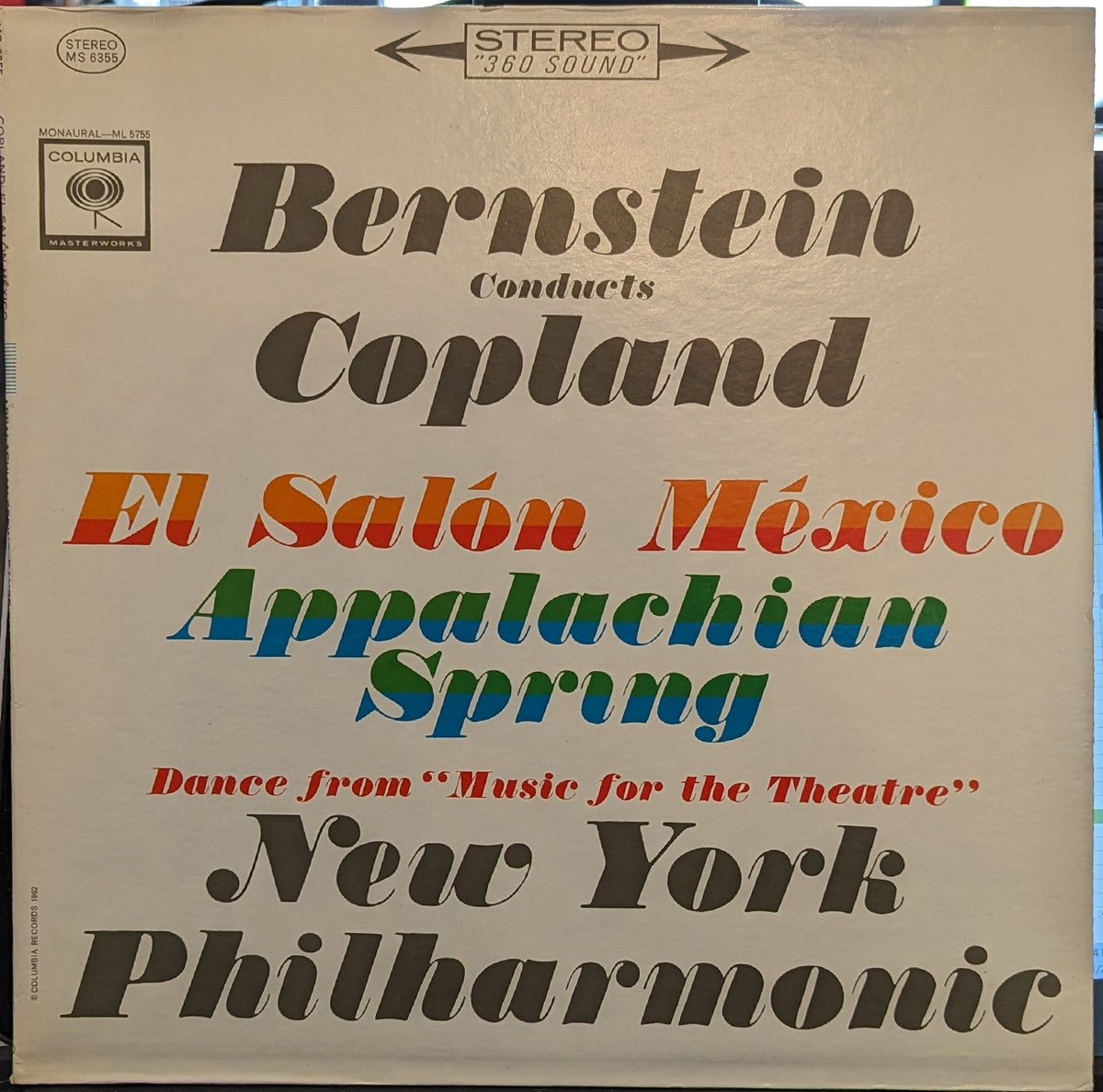 Leonard Bernstein - El Salón México / Appalachian Spring / Dance From "Music For The Theatre" *STEREO* | Near Mint (NM) Near Mint (NM)-Music History