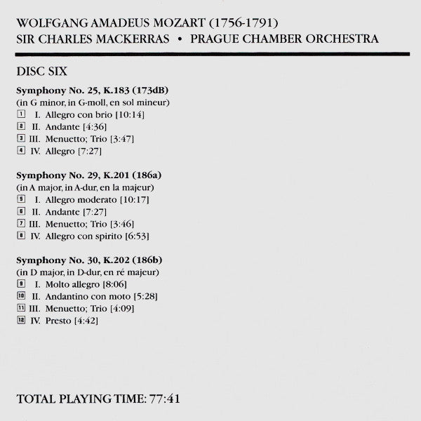 Wolfgang Amadeus Mozart - The Symphonies (10x CD Telarc ‎– CD 80729) | USED Near Mint (NM or M-) Near Mint (NM)-Music History