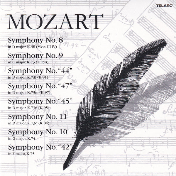 Wolfgang Amadeus Mozart - The Symphonies (10x CD Telarc ‎– CD 80729) | USED Near Mint (NM or M-) Near Mint (NM)-Music History
