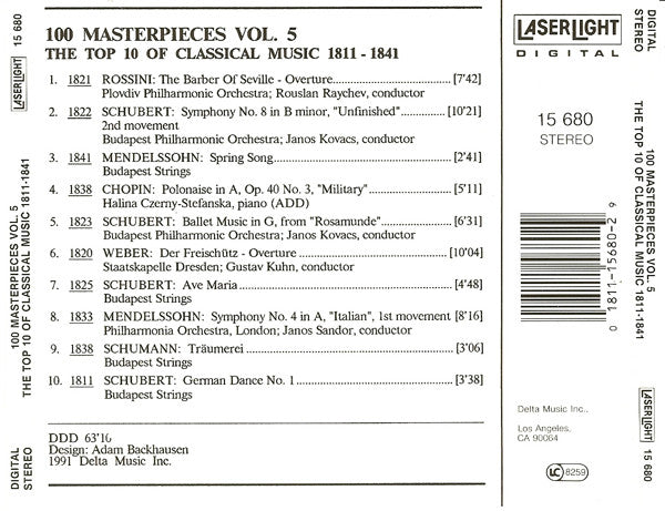 Various - The Top 100 Masterpieces Of Classical Music: 1685-1928 *10XCD BOX* | Near Mint (NM) Near Mint (NM)-Music History