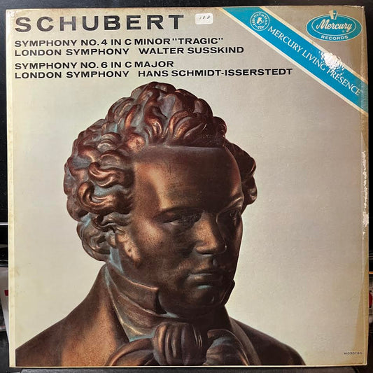 Walter Susskind - Schubert: Symphony No. 4 & 6 (VINYL) | Near Mint (NM or M-) Very Good Plus (VG+)-Music History