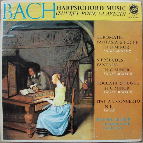 Johann Sebastian Bach - Harpsichord Music / Œuvres Pour Clavecin | Near Mint (NM) Near Mint (NM)-Music History