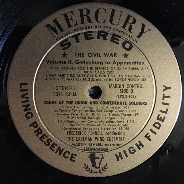 Frederick Fennell - The Civil War Its Music And Its Sounds Volume 2 | Near Mint (NM) Near Mint (NM)-Music History