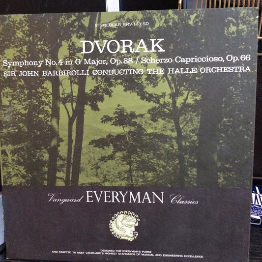 Antonín Dvořák - Sir John Barbirolli Conducting Ha - Dvorak Symphony No. 4 In G Major, Op. 88 / Scherzo Capriccioso, Op. 66 (VINYL) | Near Mint (NM or M-)-Music History