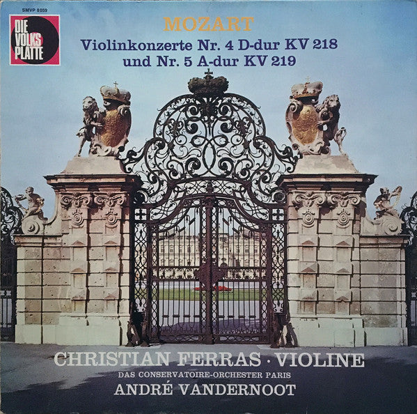 Wolfgang Amadeus Mozart - Violinkonzerte Nr. 4 D-Dur KV 218 Und Nr.5 A-Dur KV 219 *GERMANY* | Near Mint (NM) Excellent (EX)-Music History