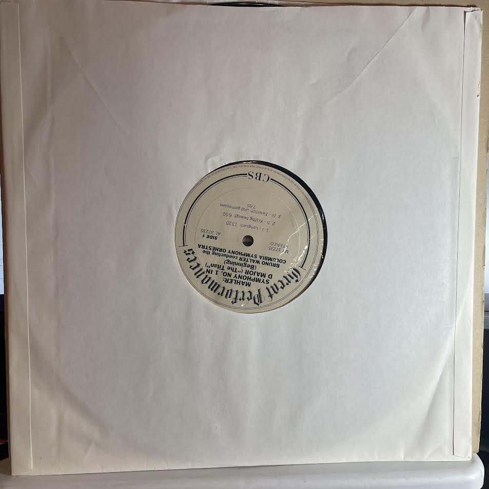 Gustav Mahler - Mahler's 1st Symphony In D Major "Titan" (VINYL) | Near Mint (NM) Near Mint (NM)-Music History