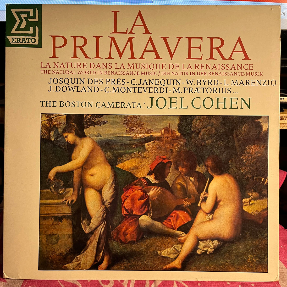 Boston Camerata - La Primavera (La Nature Dans La Musique De La Renaissance) | Near Mint (NM) Near Mint (NM)-Music History