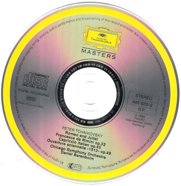 Pyotr Ilyich Tchaikovsky - »1812« Overture • Capriccio Italien • Romeo & Juliet • Francesca Da Rimini (CD) | Near Mint (NM or M-)-Music History