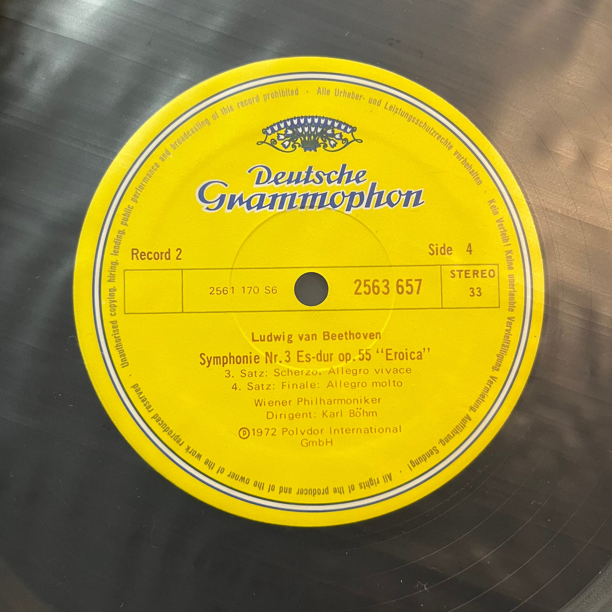 Ludwig Van Beethoven - Wiener Philharmoniker, Karl Böhm – 9 Symphonien (VINYL BOX 8xLP DEUTSCHE GRAMMOPHON R-205040 1977) | Near Mint (NM or M-) Near Mint (NM)-Music History