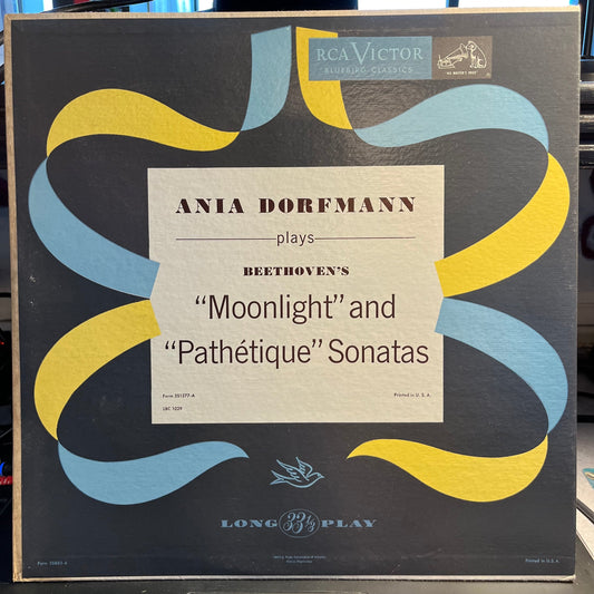 Ania Dorfmann - "Moonlight" And Pathétique" Sonatas | Near Mint (NM) Excellent (EX)-Music History