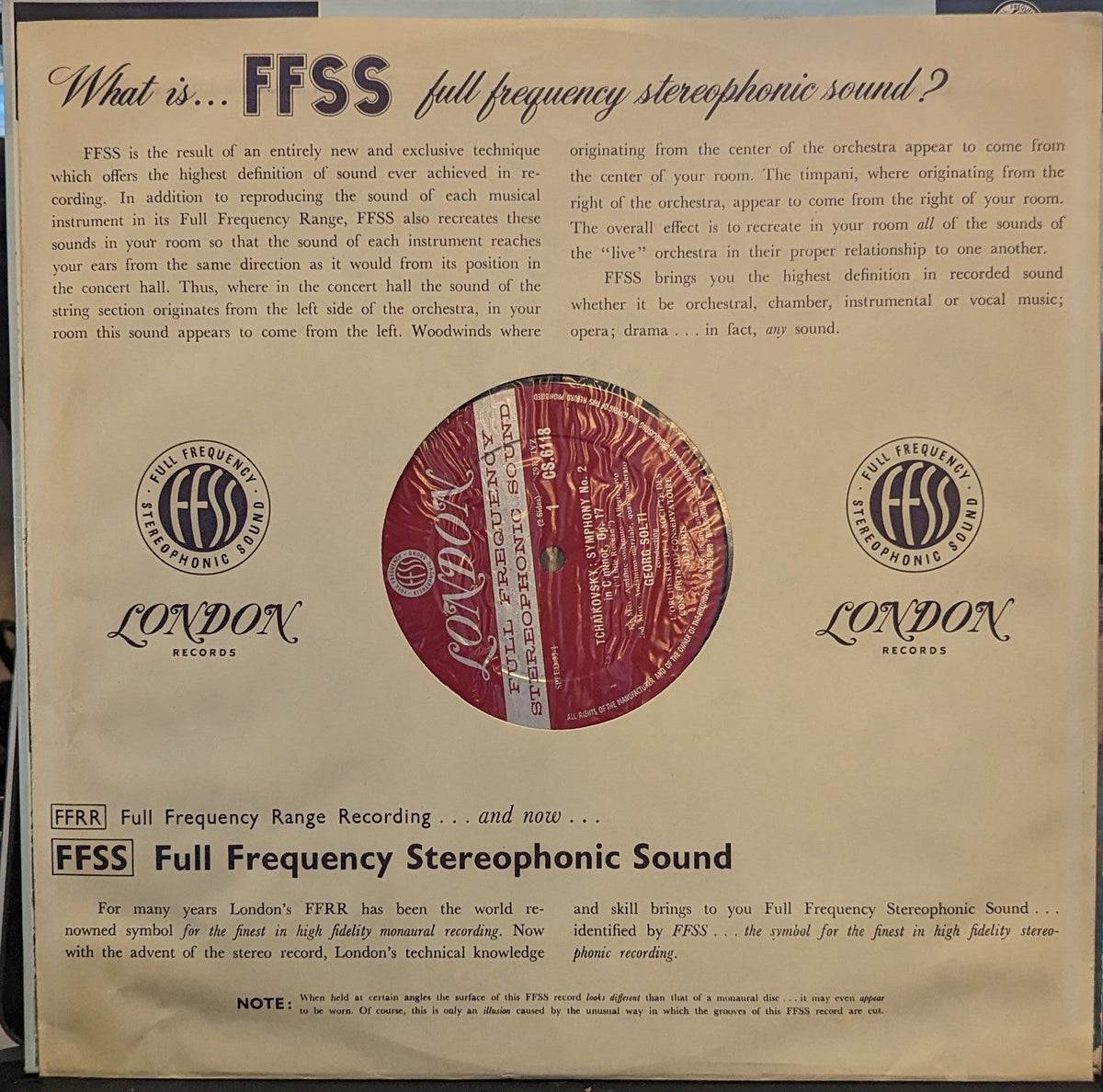 Pyotr Ilyich Tchaikovsky - Symphony No. 2 In C Minor, Opus 17 ("Little Russian") | Near Mint (NM) Near Mint (NM)-Music History