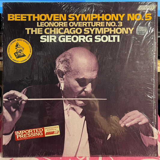 Ludwig van Beethoven - Symphony No. 5 / Leonore Overture No. 3 *SHRINK/IMPORT STICKER* | Near Mint (NM) Near Mint (NM)-Music History
