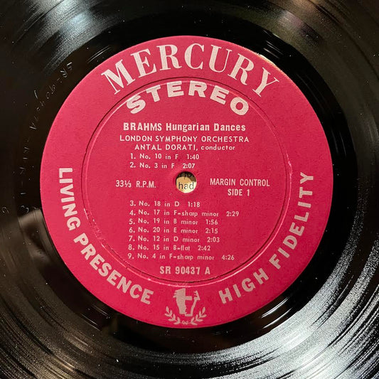 Johannes Brahms - 16 Hungarian Dances (VINYL) | Near Mint (NM) Very Good Plus Plus (VG++)-Music History